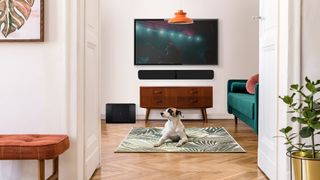 How to create a home theater with a Dolby Soundbar+ by Bluesound soundbar
