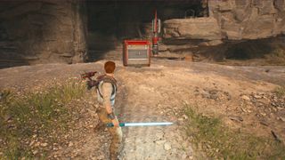 Star Wars Jedi Survivor screenshot showing how to unlock red chests