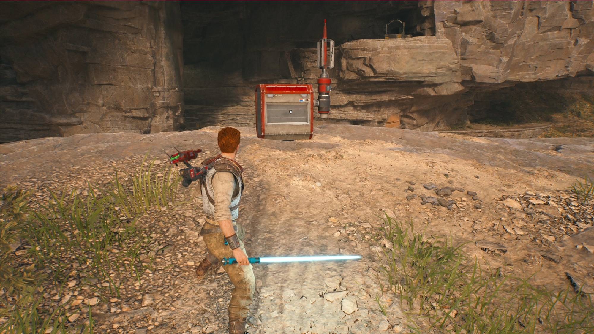 Скриншот Star Wars Jedi Survivor, показывающий, как разблокировать красные сундуки