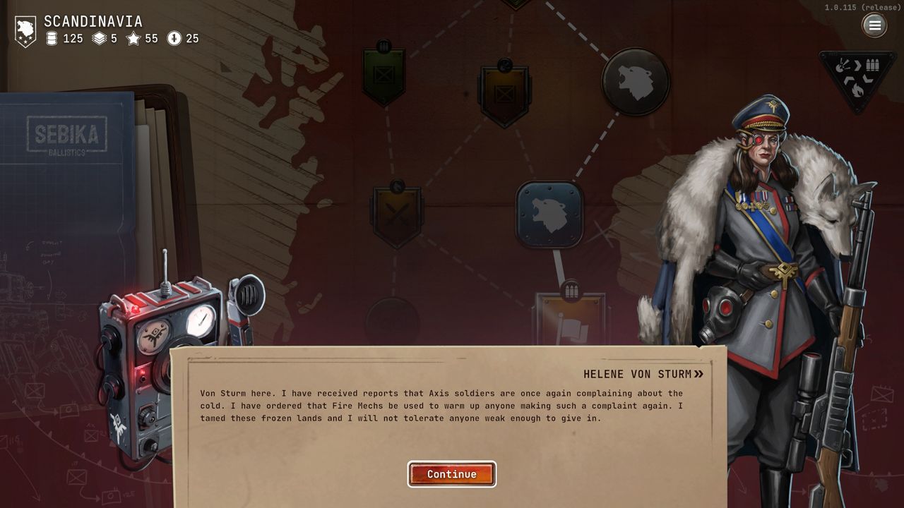 Grit and Valor mech strategy roguelike