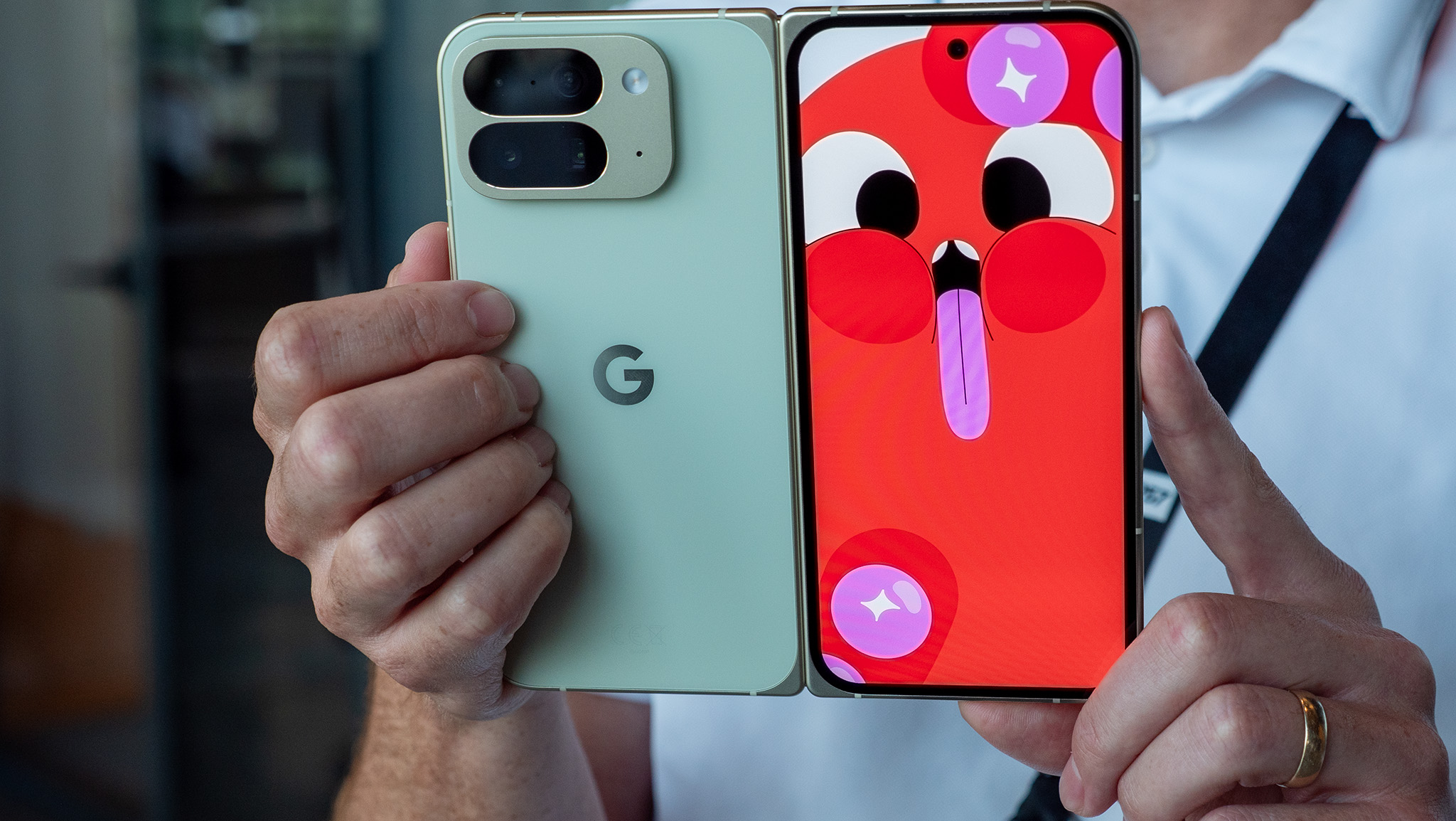 Three new "Made You Look" animated camera features on the Google Pixel 10 Pro Fold