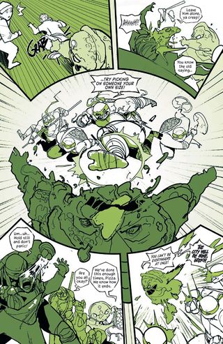 Teenage Mutant Ninja Turtles: Black, White, and Green #2