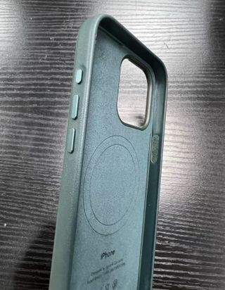 An alleged iPhone 15 Pro case, showing off a new button on its left side