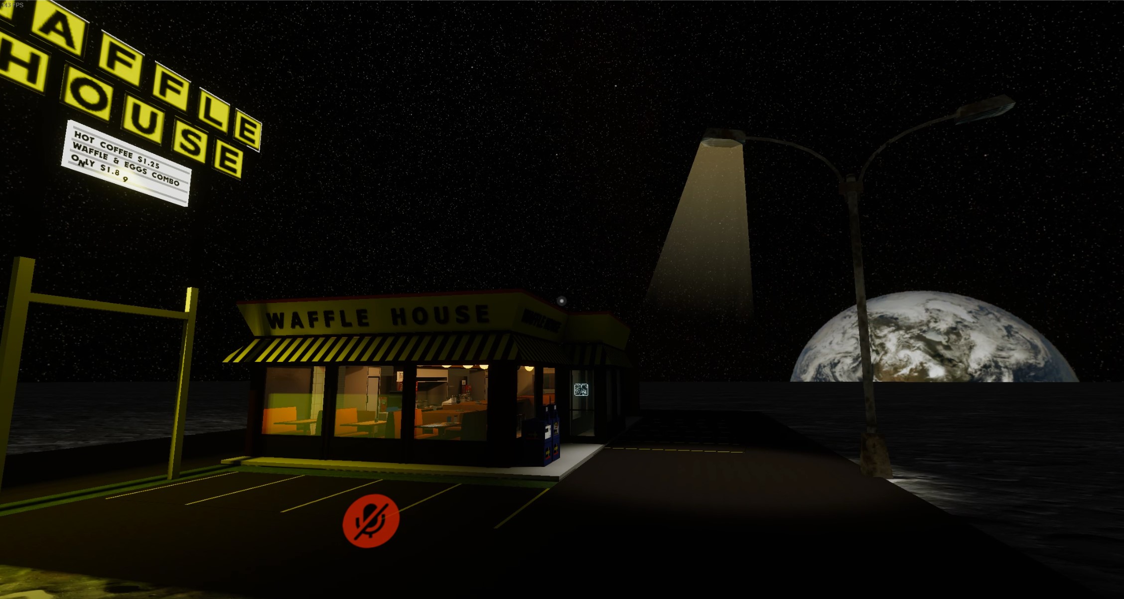 The Waffle House on the Moon