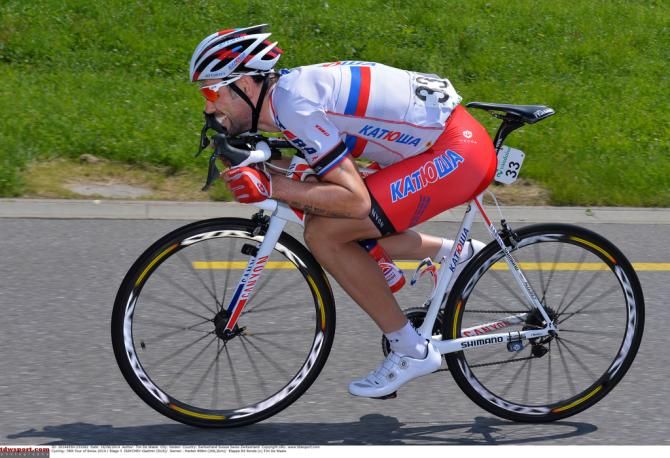 Russian road champion Vladimir Isaychev (Team Katusha)
