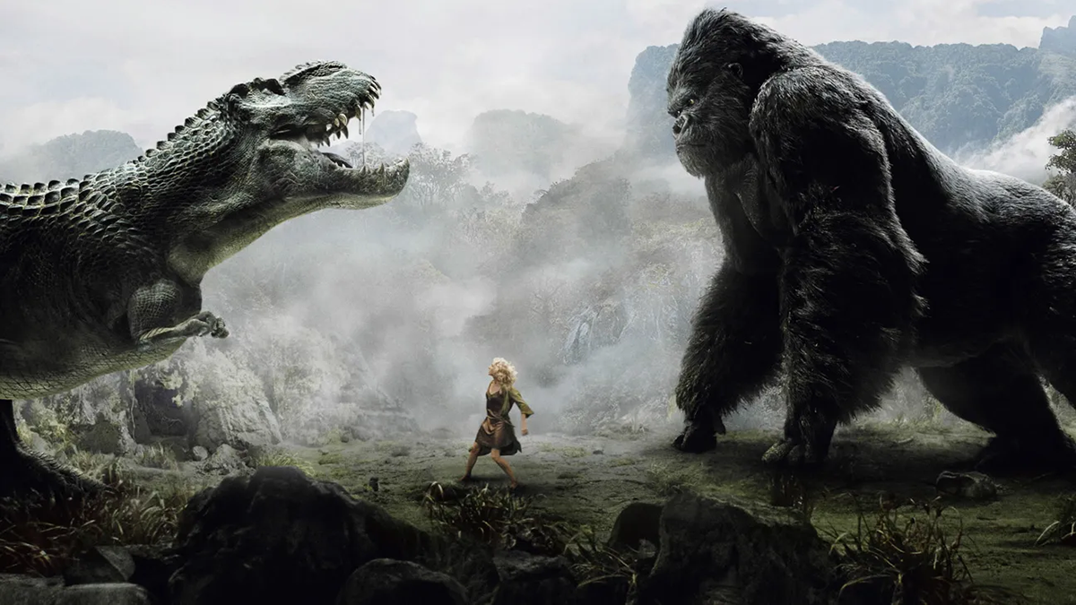 The big fight from Peter Jackson's King Kong