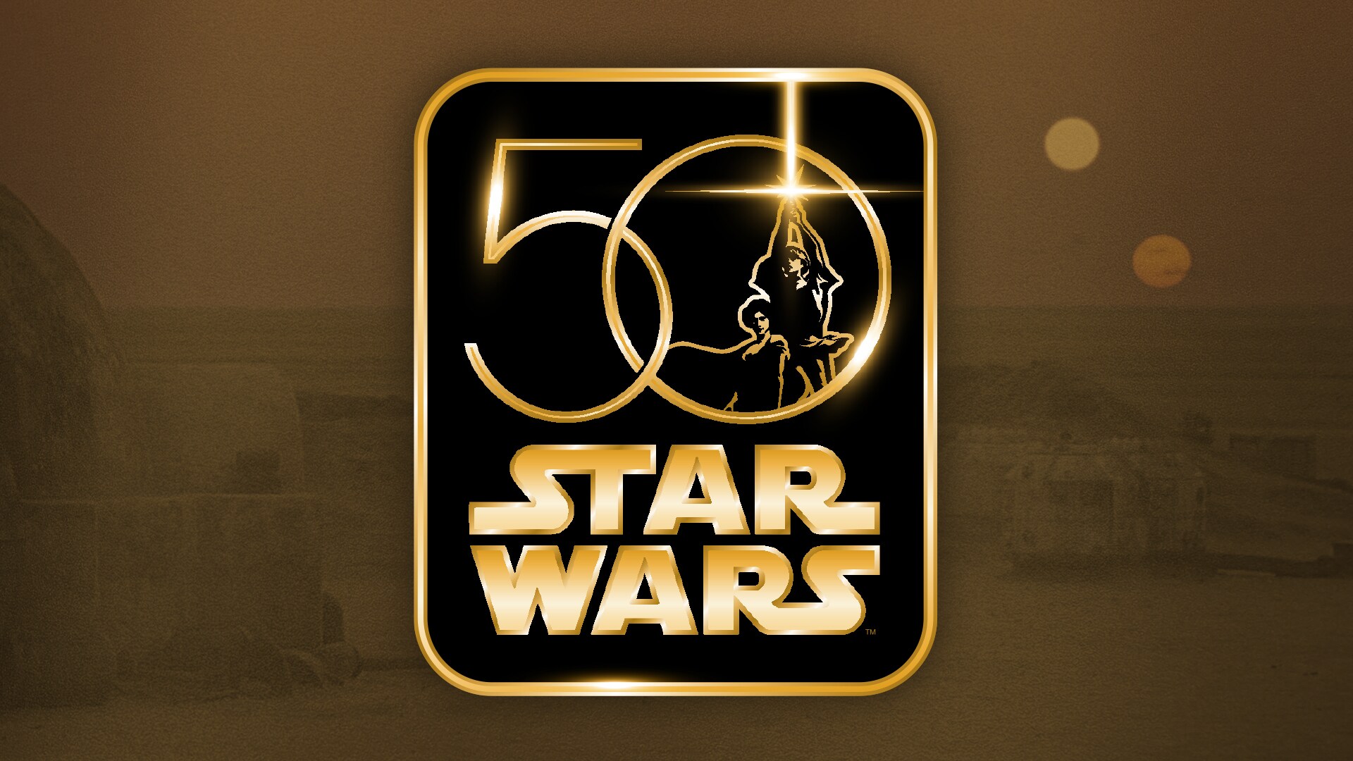 50th anniversary Star Wars banner
