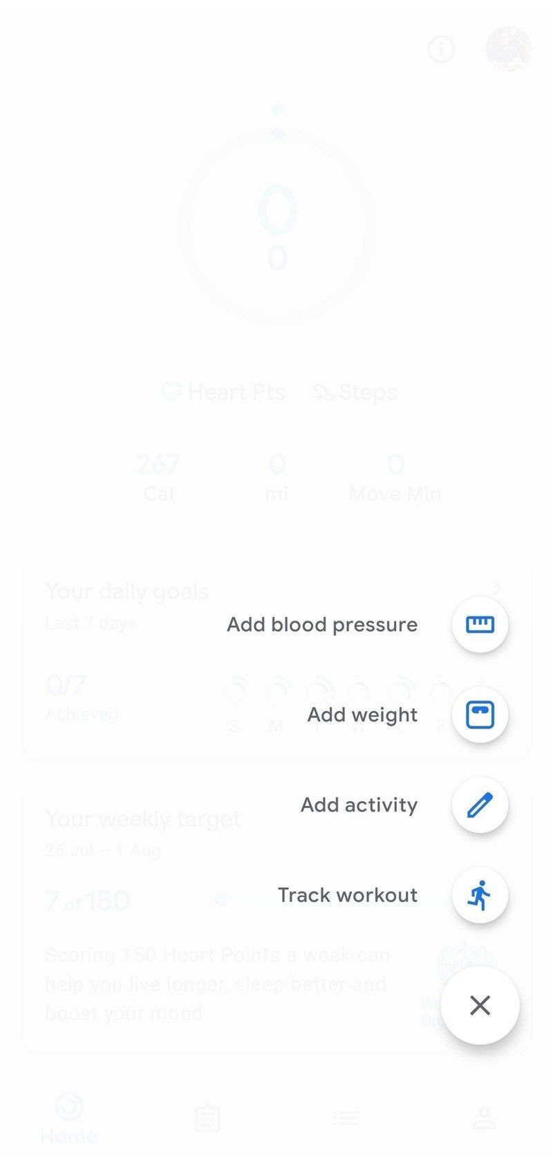 Google Fit App Update