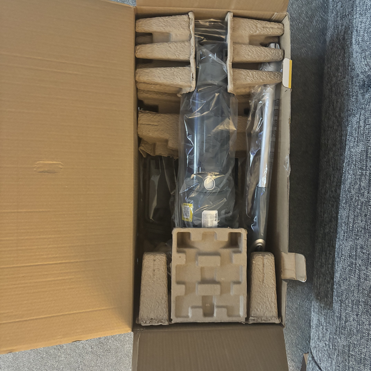 All-in-One Multi-Surface Floor Cleaner arial view unboxing