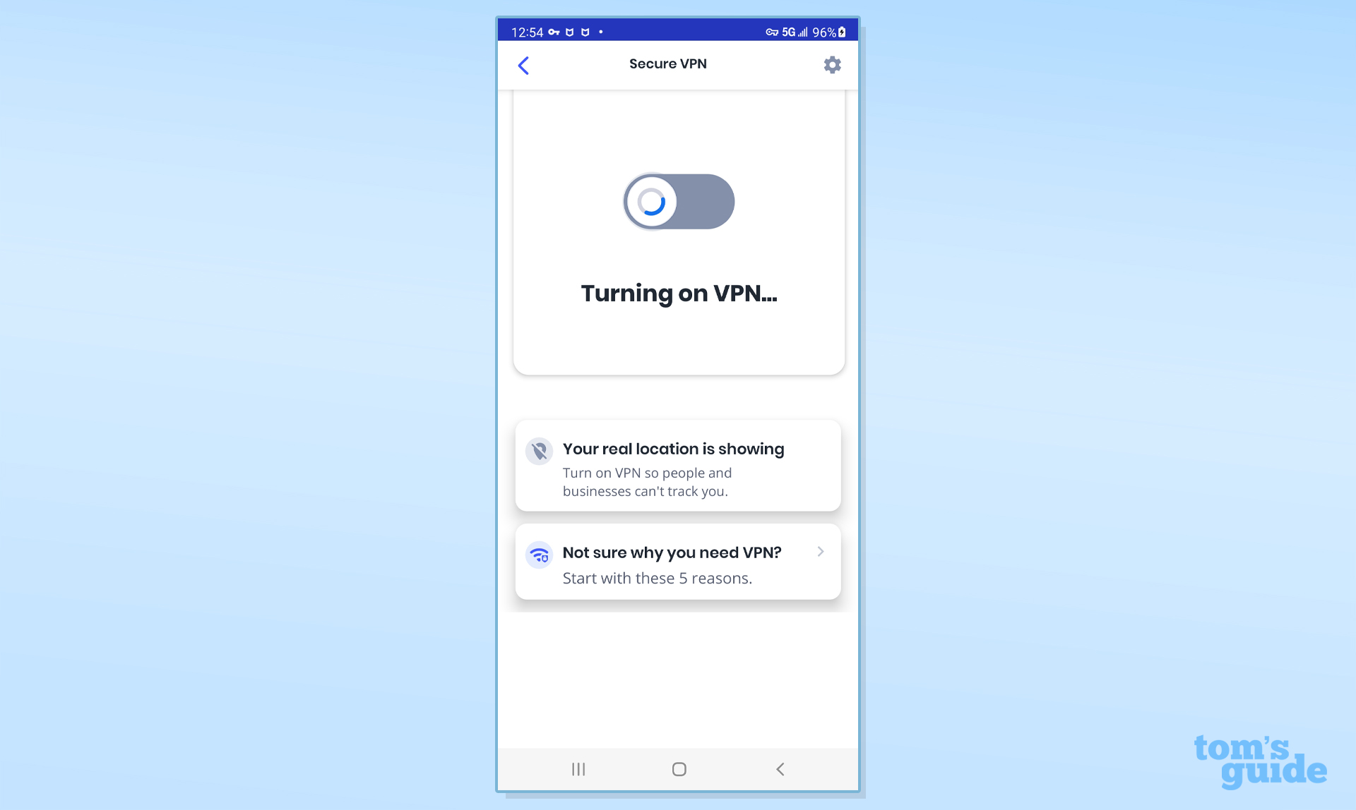 McAfee Mobile Security app screengrab