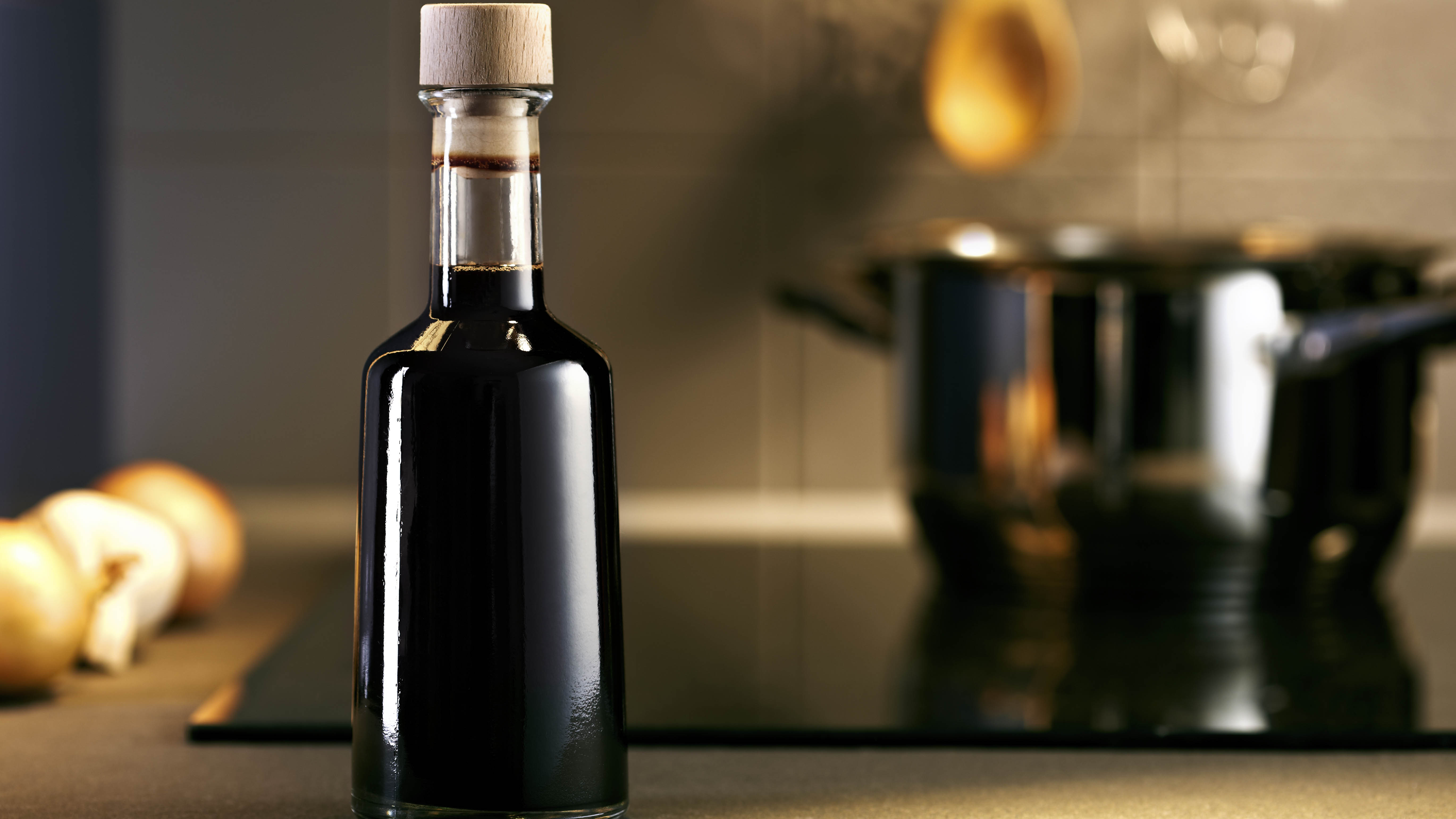 Bottle of balsamic vinegar