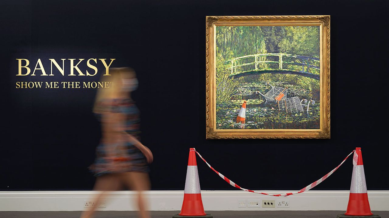 Banksy&amp;#039;s &amp;#039;Show me the Monet&amp;#039; 