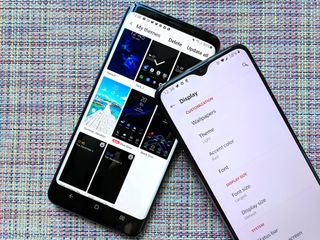 Theming options for Samsung and OnePlus