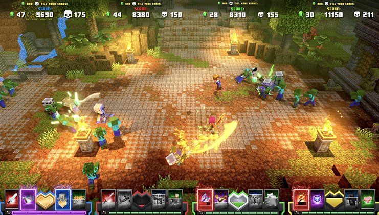 Minecraft Dungeons Arcade Screenshot
