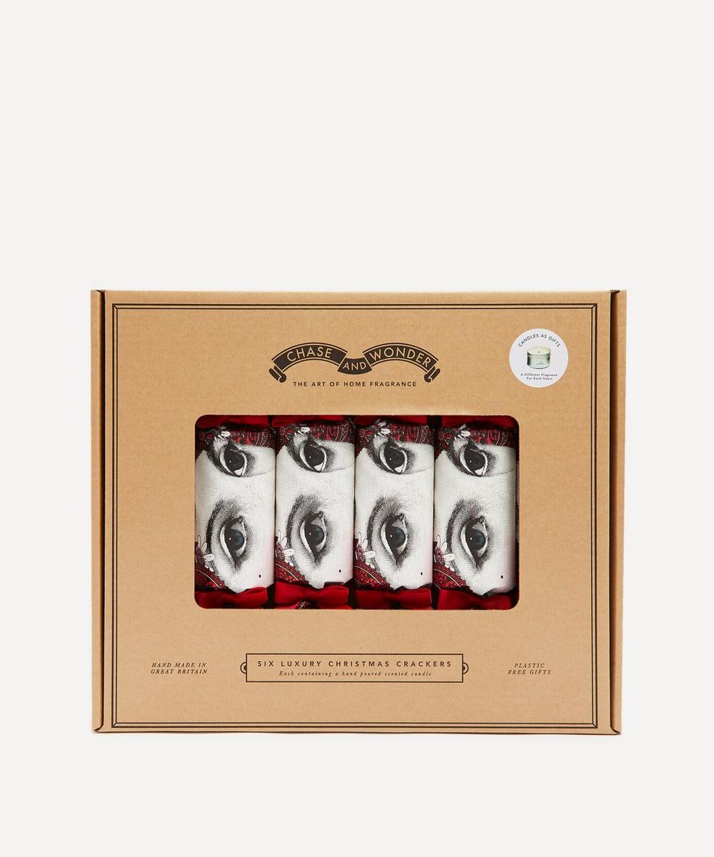 Christmas Lady Christmas Crackers Box of Six