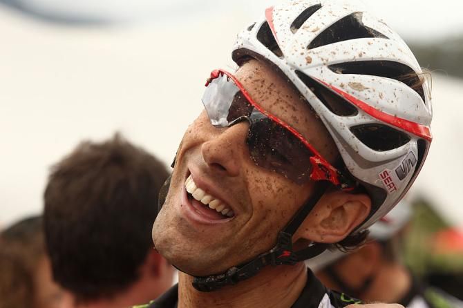 Frantisek Rabon of Meerendal Songo Specialized after winning the 3rd Stage