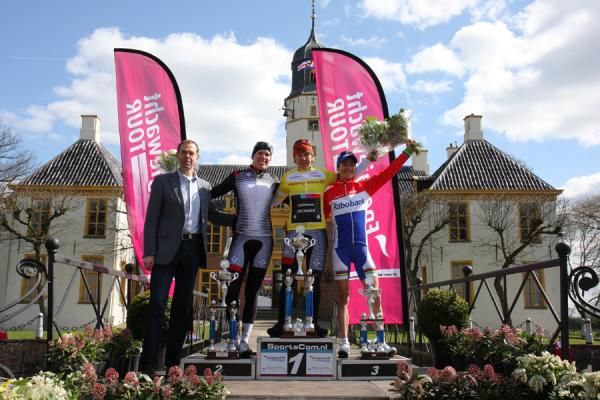 The final podium at the Energiewacht Tour