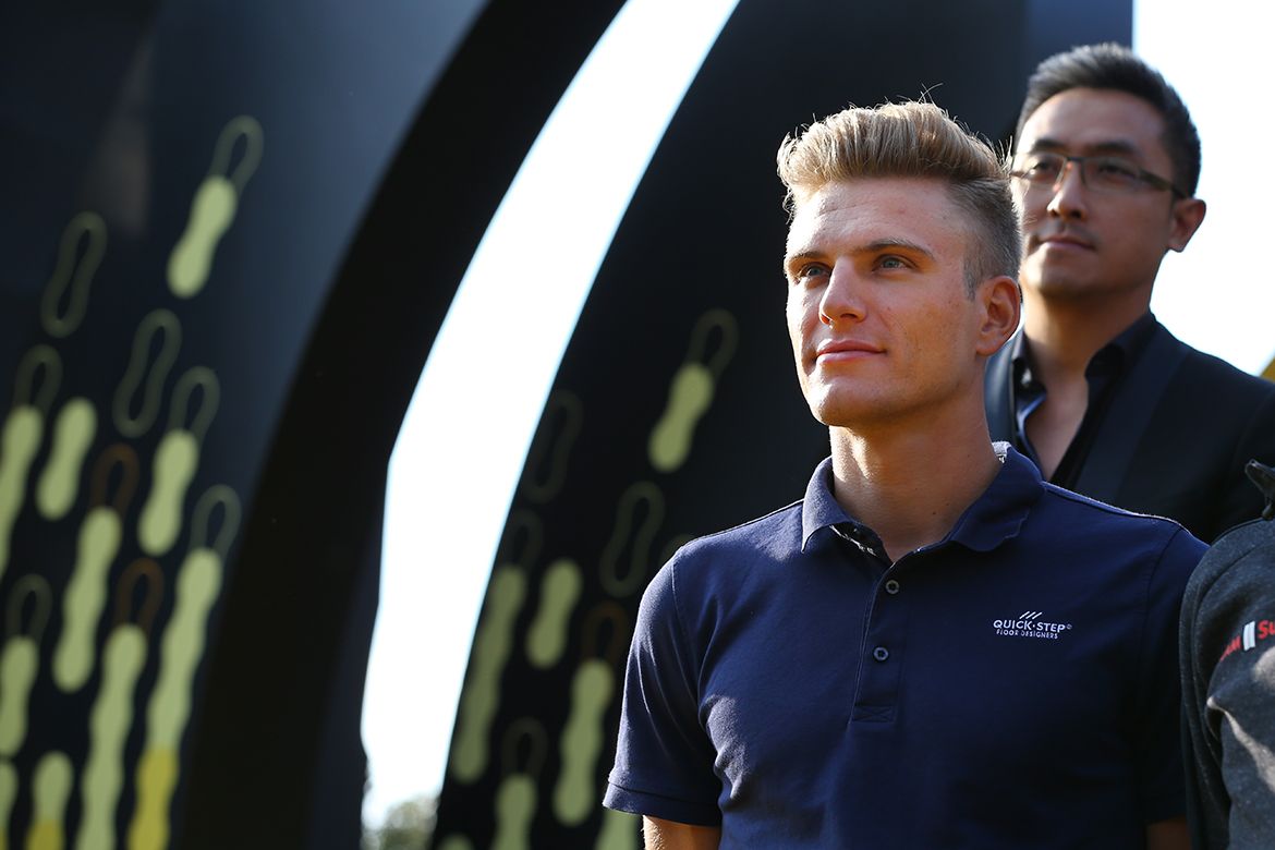 Marcel Kittel looks off into the distance