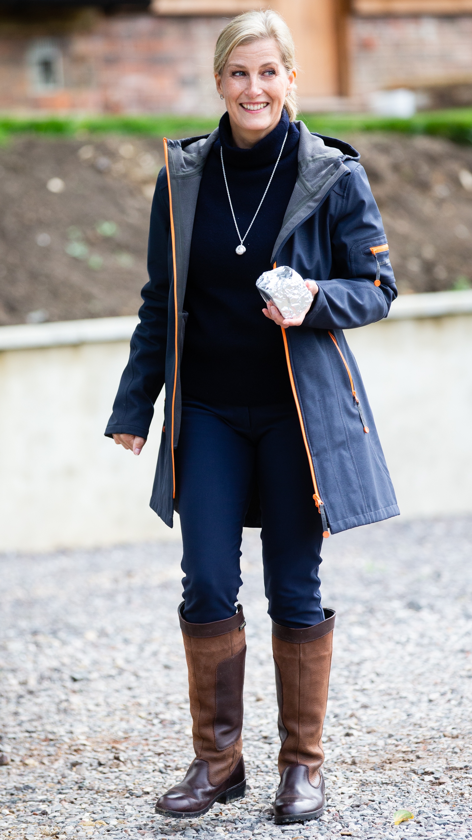 Sophie, Duchess of Edinburgh visits Coverwood Farm on September 24, 2020