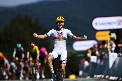 Tadej Pogačar wins stage three of the Tour de France