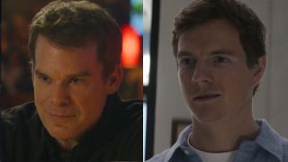 Michael C Hall from Resurrection and Patrick Gibson from Original Sin side by side 