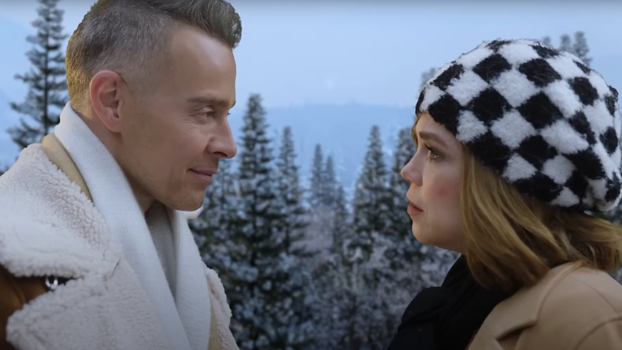 Joey Lawrence and Amanda Fuller star in The Great Christmas Snow-In.