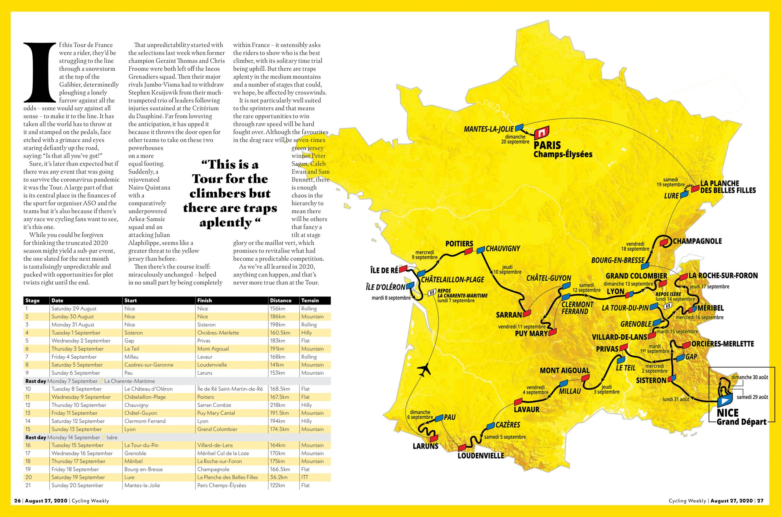 The most up to date Tour de France Guide Cycling Weekly