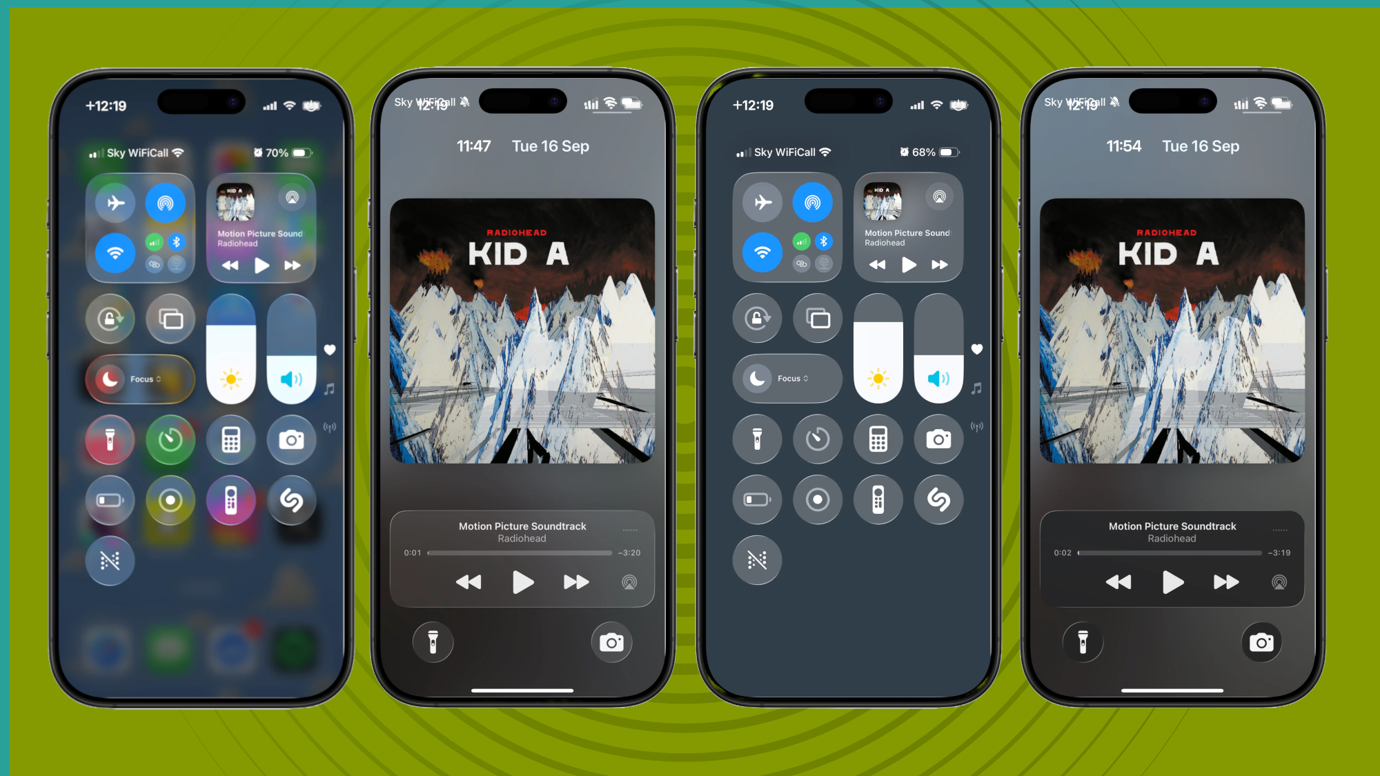 Liquid Glass interface in iOS 26
