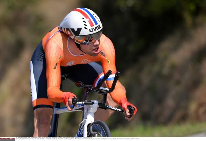 Tom Dumoulin (Netherlands) on his way to third