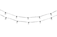 Harbor Breeze 13-ft Plug-in Black Indoor/Outdoor String Light