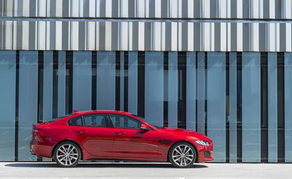 Jaguar's new XE, a handsome (not showy) and ferocious big player, wrapped in a discreetly elegant skin