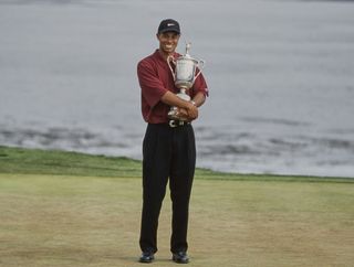 Tiger Woods nine times 2000