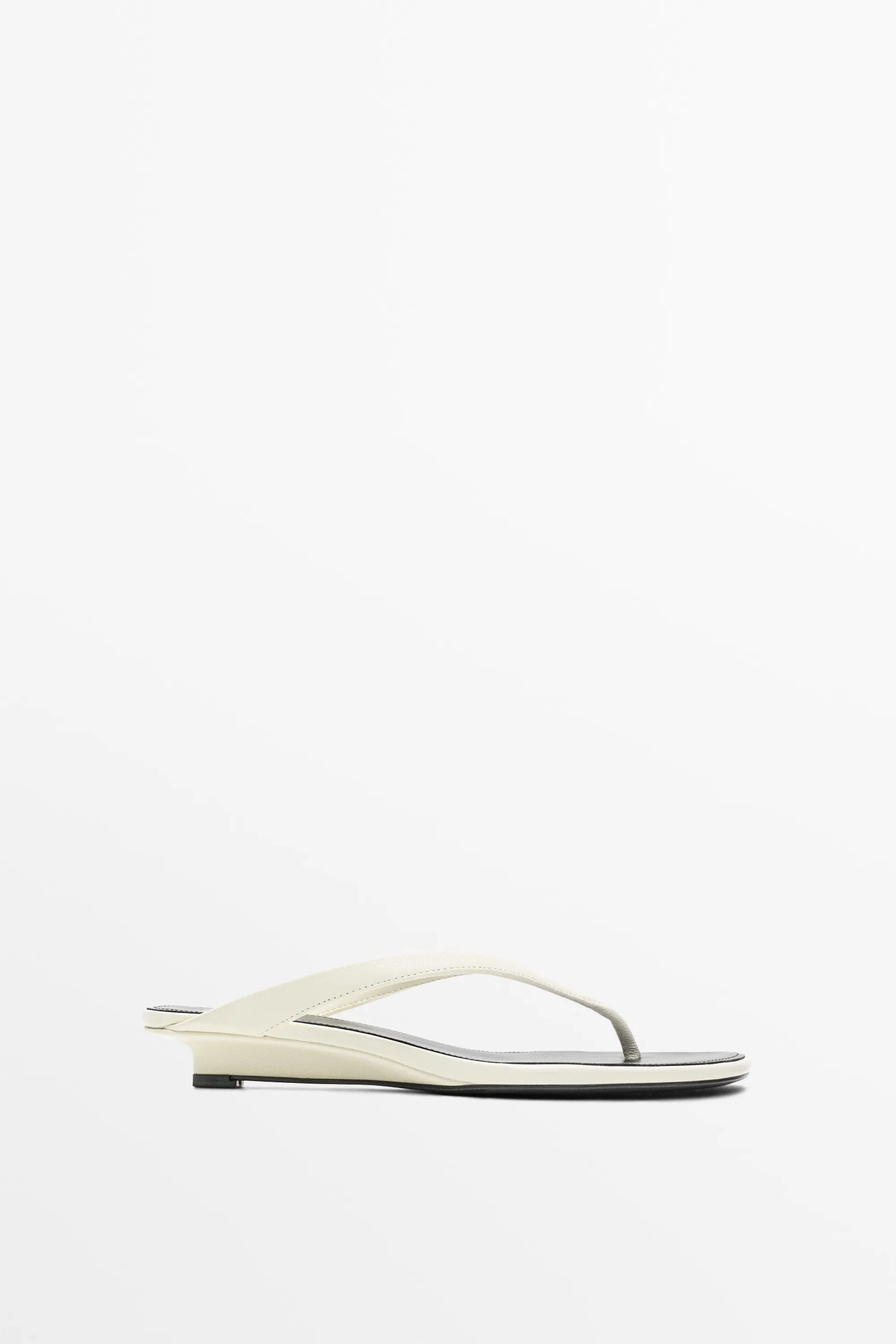 Massimo Dutti, Mid-Heel Sandals With Toe Divider
