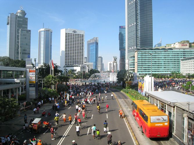 car free day, Jakarta