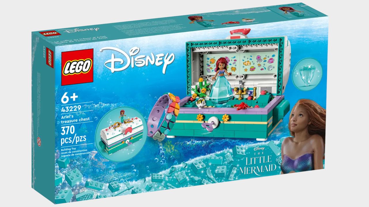 Ariel's Treasure Chest set on a plain background