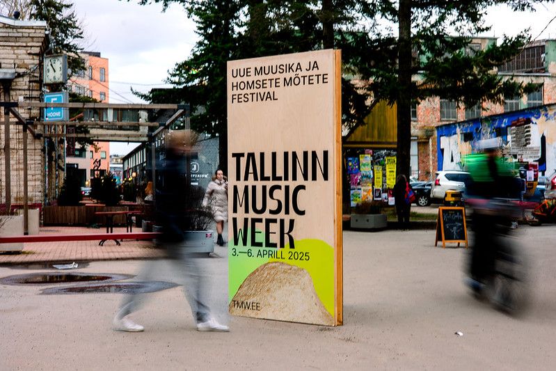 A billboard for Tallinn Music Week