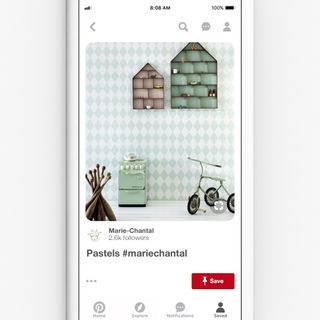 pinterest with white background and pining