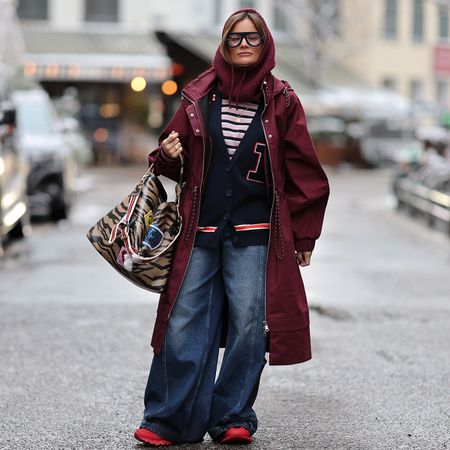 raincoat street style