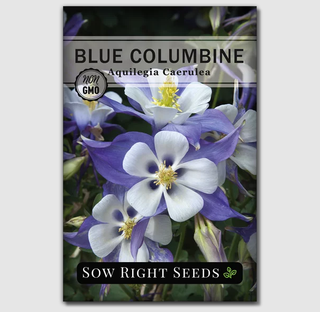 A packet of columbine seeds