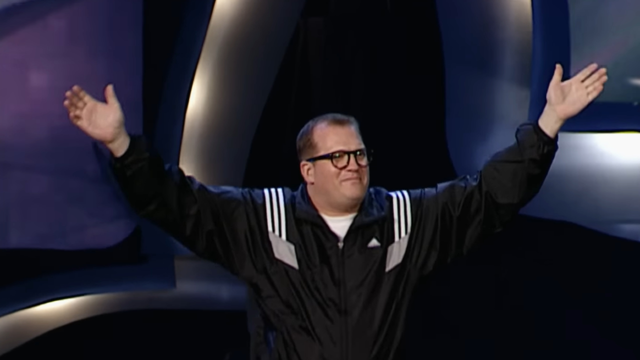 Drew Carey in the 2001 Royal Rumble