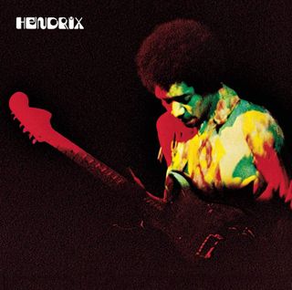 The cover of Jimi Hendrix's live album, Band of Gypsys