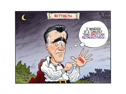 Romney red-handed