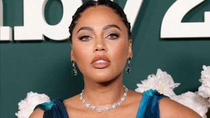 Ayesha Curry attends 2023 Baby2Baby Gala Presented By Paul Mitchell at Pacific Design Center on November 11, 2023 in West Hollywood, California.