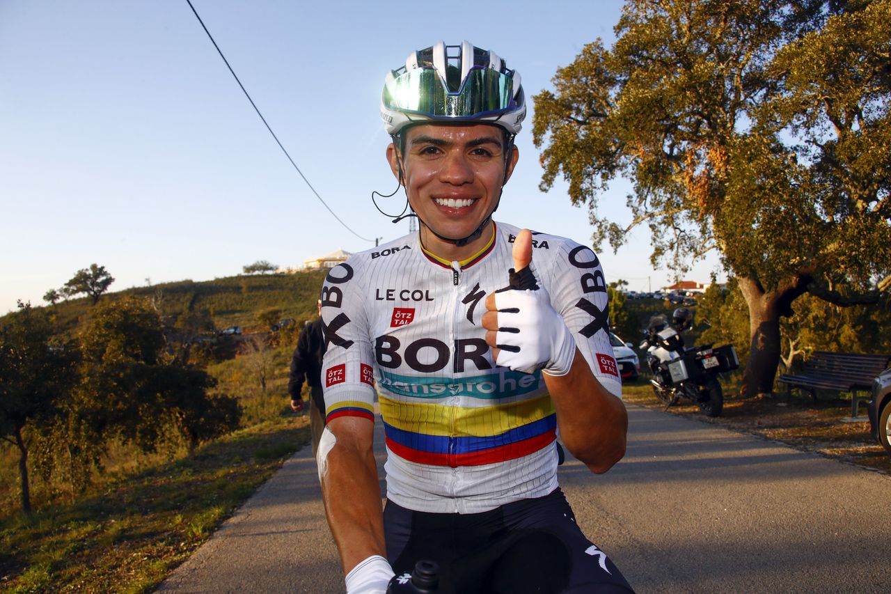 Volta ao Algarve 2022 48th Edition 5th stage Lagoa Malhao 173 km 20022022 Sergio Higuita COL Bora Hansgrohe photo Roberto BettiniSprintCyclingAgency2022