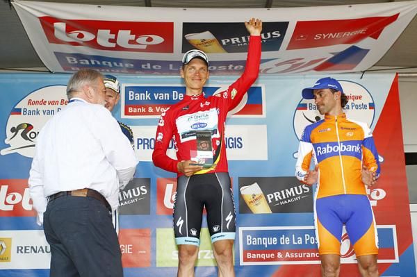 Tony Martin (Omega Pharma-QuickStep) topped the overall podium