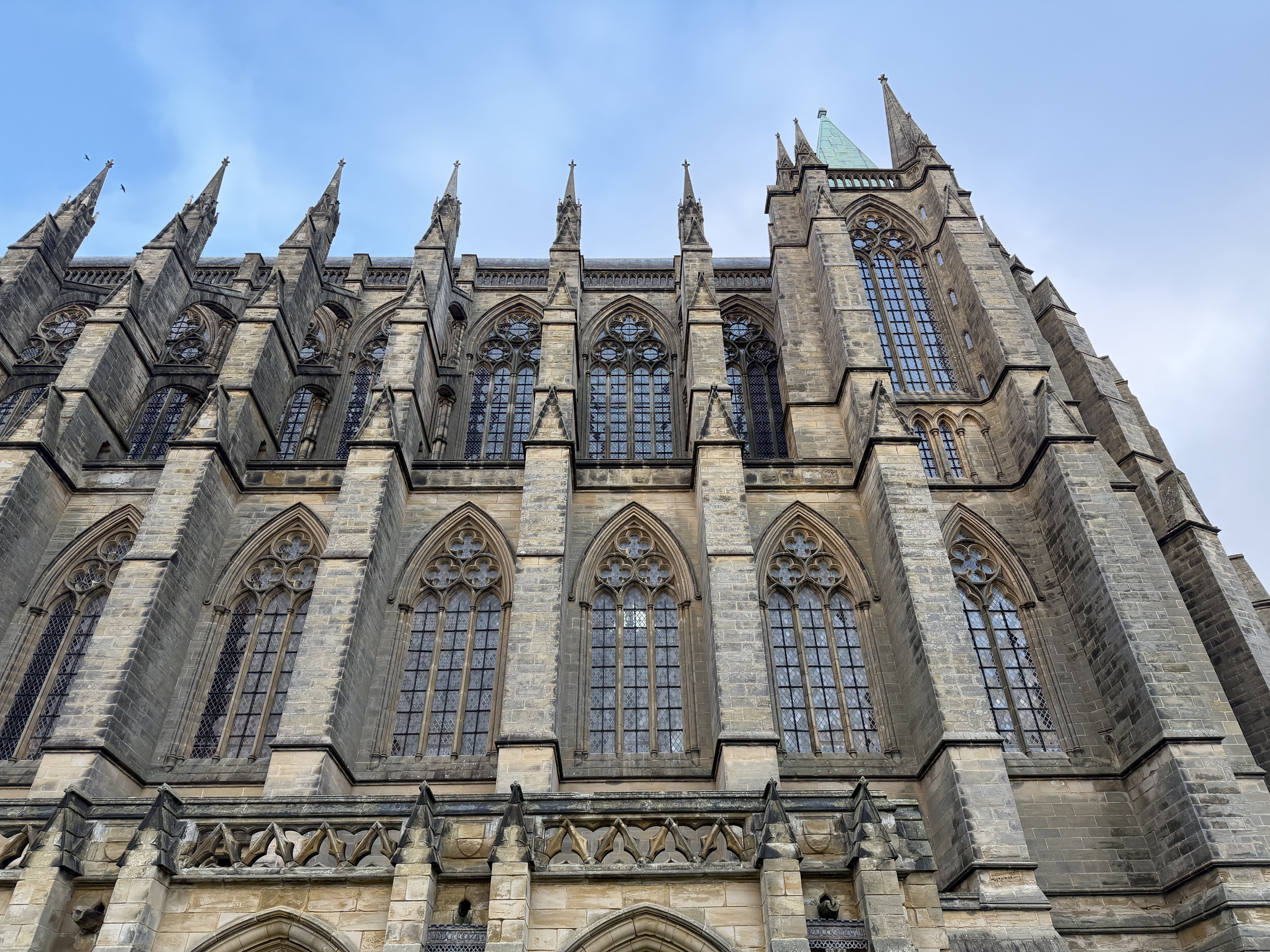 iPhone 17 Pro camera sample college chapel exterior