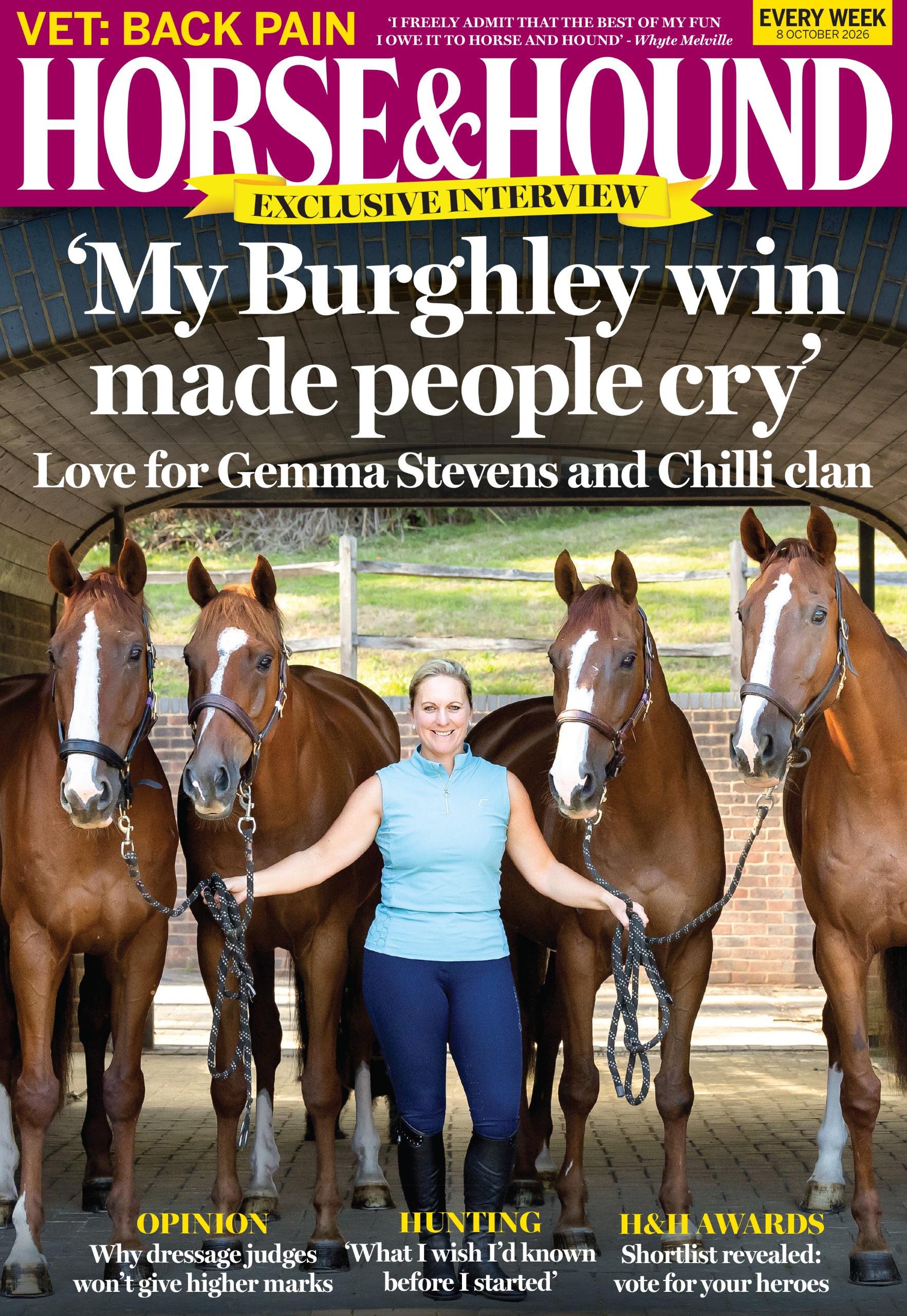 Cover image of H&amp;amp;H Gemma Stevens with four horses