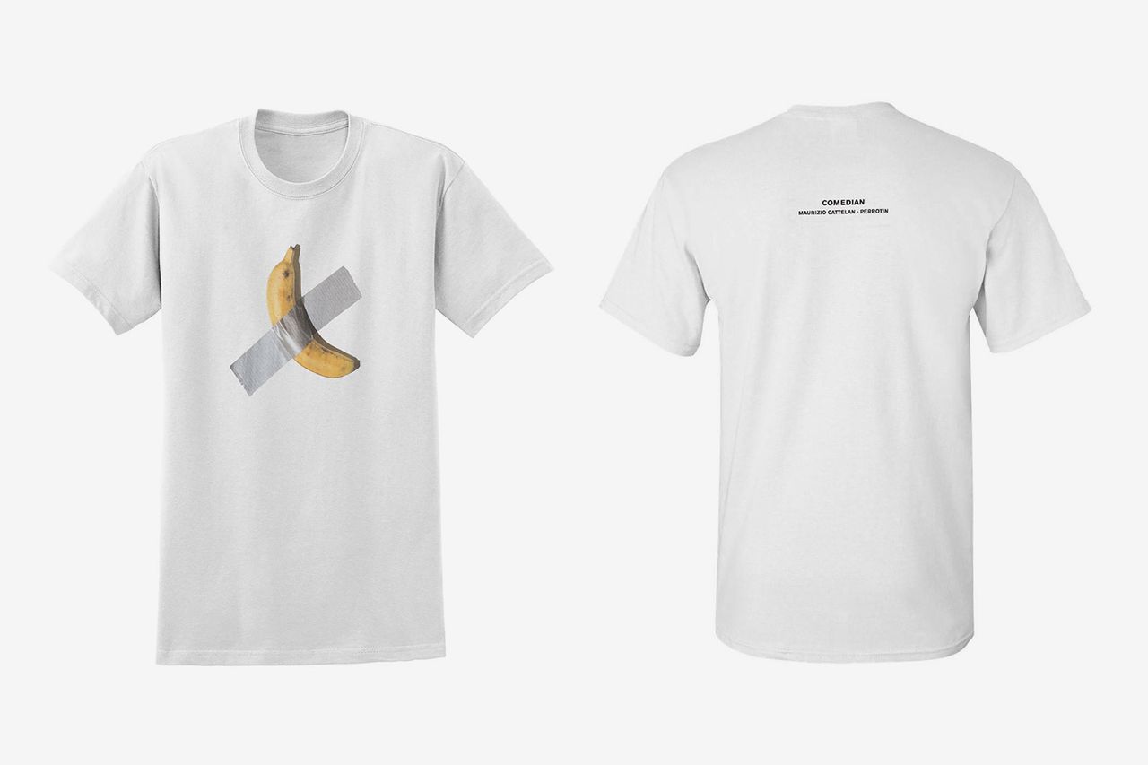 Maurizio Cattelan’s Comedian t-shirt