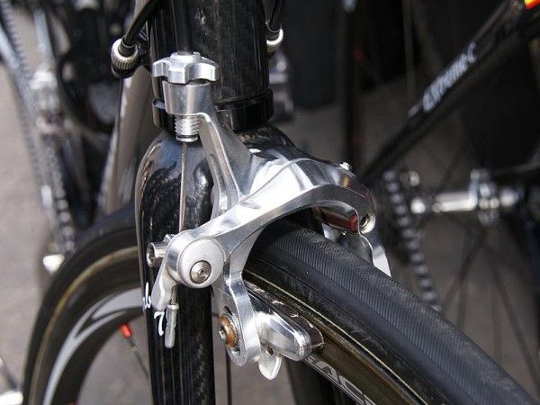 The brake, however, is clearly a working prototype of the new group and it looks superb.