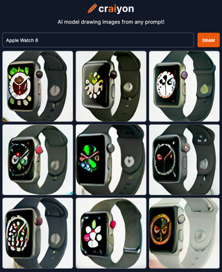 AI renderings of Apple Watch 8